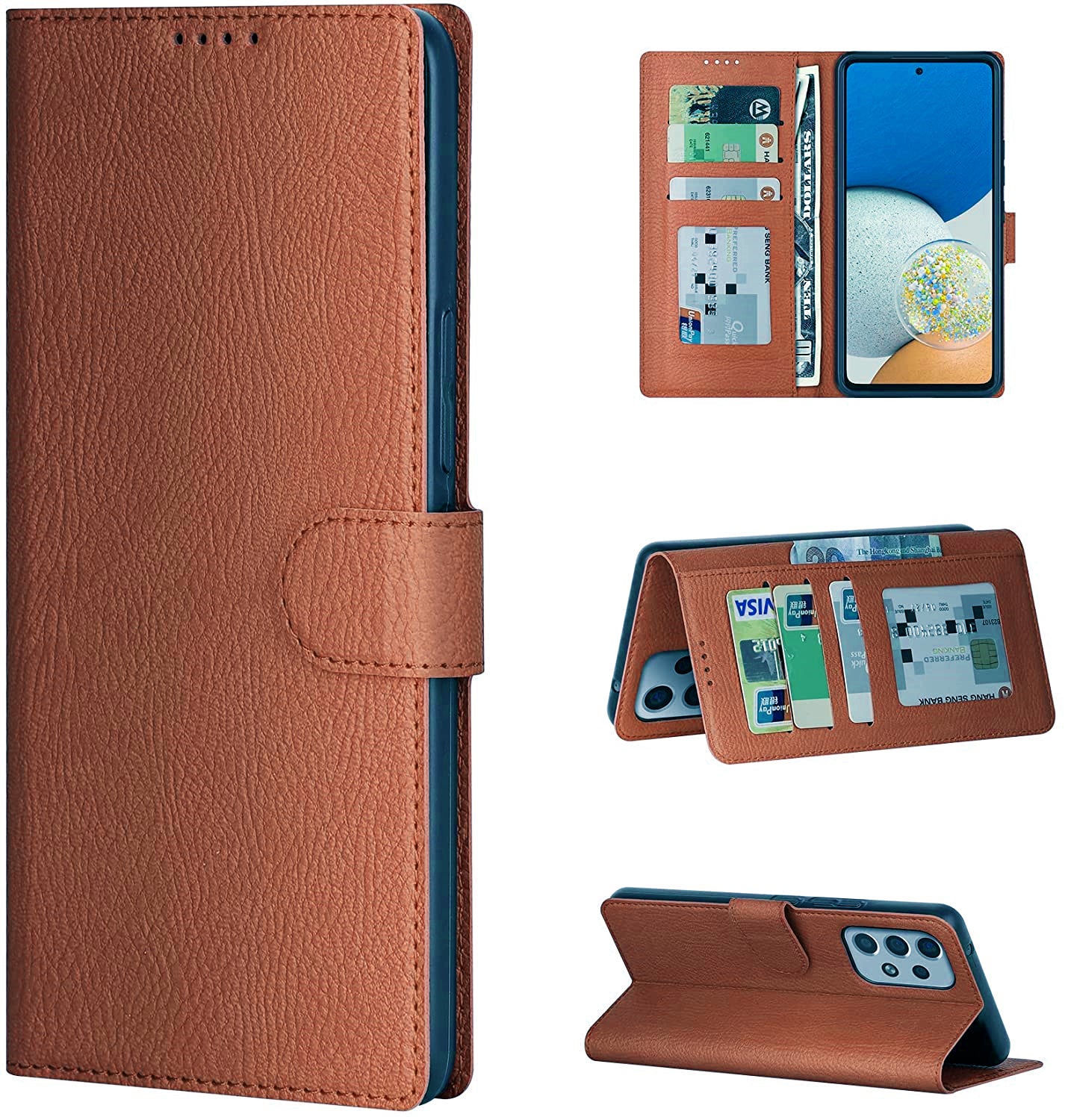 Leather Folio Wallet Case for Samsung Galaxy A53 5G Leather Folio Wallet Case for Samsung Galaxy A53 5G